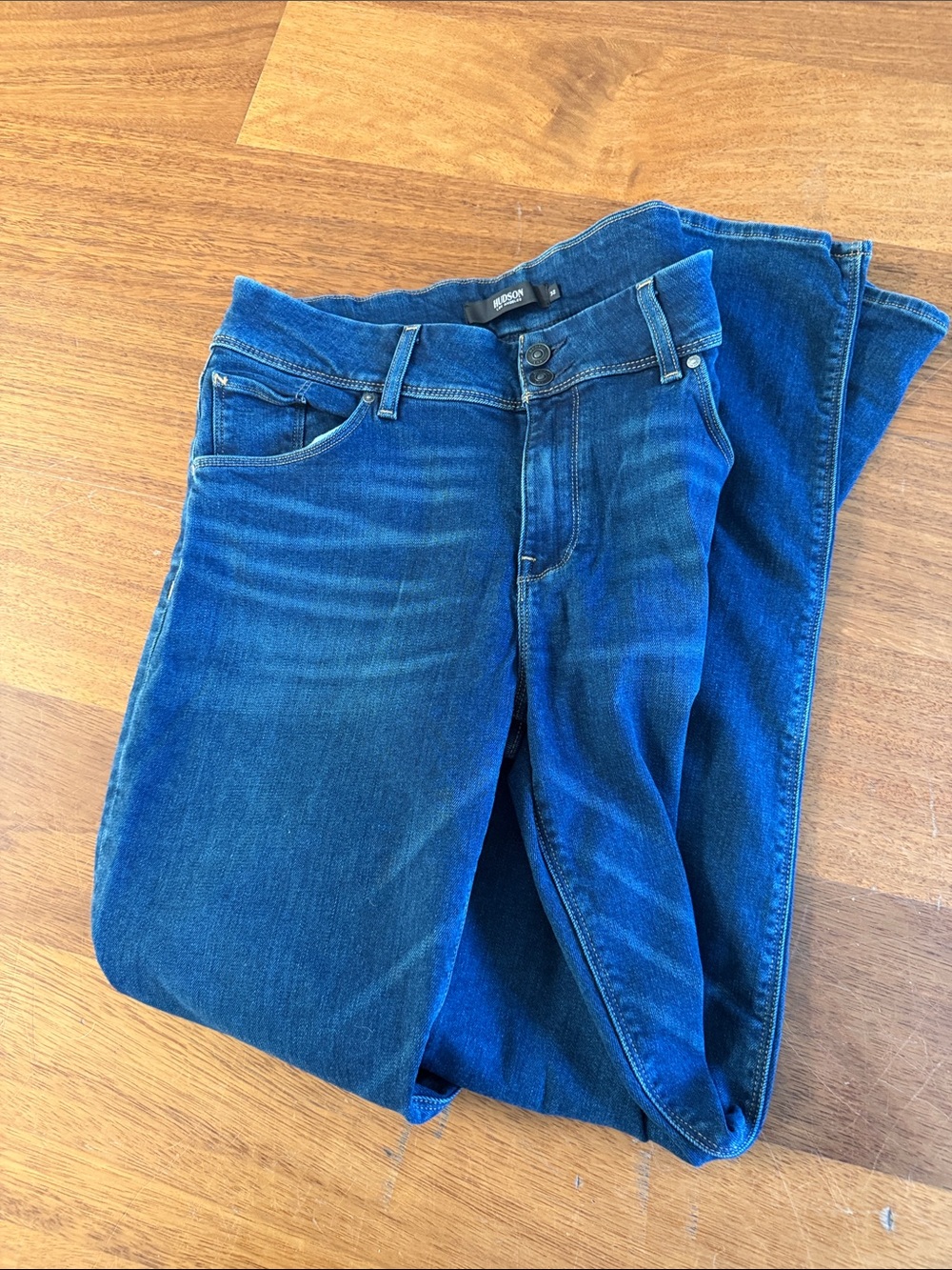 Hudson TALL Jeans Indigo Blue Button-Fly Jeans
